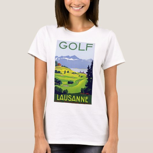 Golf ~ Lausanne T-shirt (Voorkant)