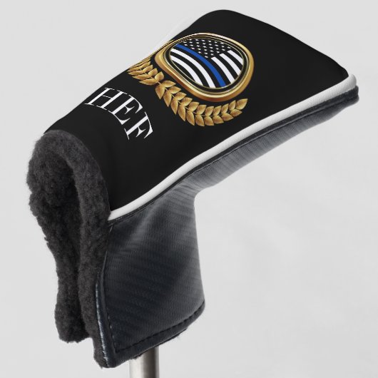 Golf Law Enforcement Politie Monogram Golfheadcover (3/4 voorkant)