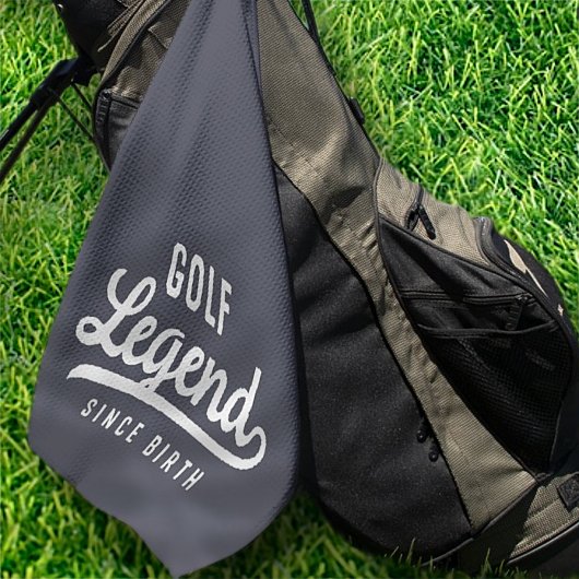 Golf Legend sinds geboorte Funny Modern  Golfhanddoek
