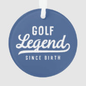 Golf Legend sinds geboorte Funny Modern  Ornament (achterkant)