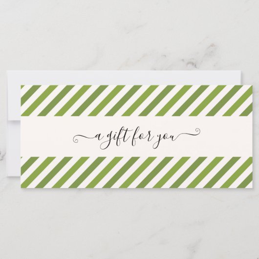 Golf Lesson Gift Ticket Voucher Certificate (Achterkant)