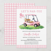 Golf Let's Par-tee Baby Shower Invitation (Devant / Derrière)