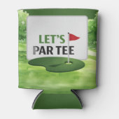 Golf Let's Par Tee for Golfer Blikjeskoeler (Voorkant)