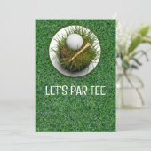 Golf Let's Par tee Kaart (Staand voorkant)