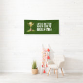 Golf Leven is beter je golf golfer partij Spandoek (Insitu)