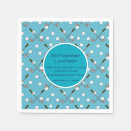 Golf Lid Special Event Party Servetten