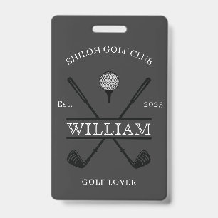 Golf Liefhebber Cross Club Badge