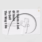 Golf Like a Pro avec Meilleures serviettes de golf (Horizontal)