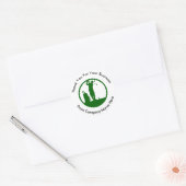 Golf Logo Business Dank u Stickers (Envelop)