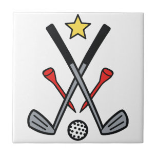 Golf Logo Tegeltje
