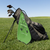 Golf Lover Cross Club Groen Golfhanddoek (Groen)