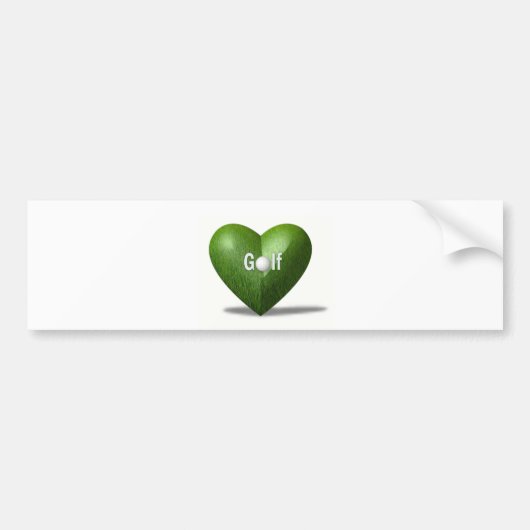 Golf Lover Design Bumpersticker (Voorkant)
