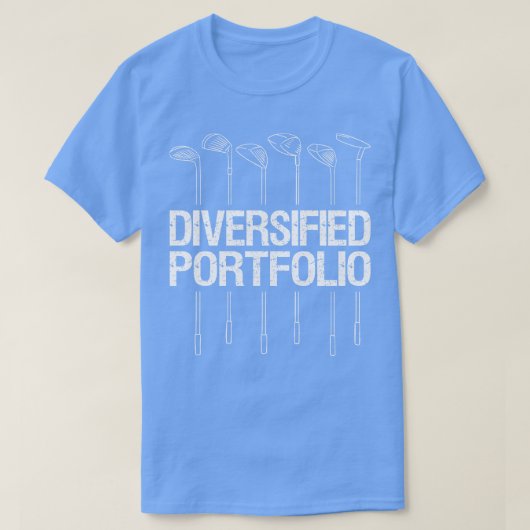 Golf Lover Diversified Portfolio I T-shirt (Design voorkant)
