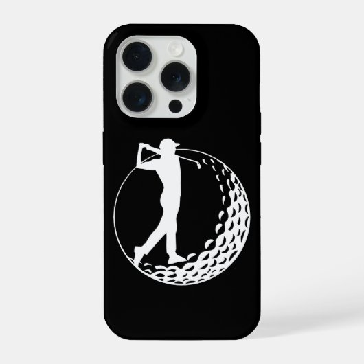 Golf Lover, Golfer iPhone Hoesje (Achterkant)
