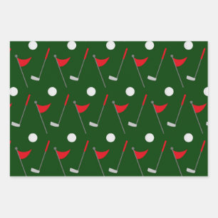 Golf Lover, Golfgift, Sportpatroon Inpakpapier Vel