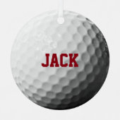 Golf Lover Persoonlijk Ornament (Voorkant)