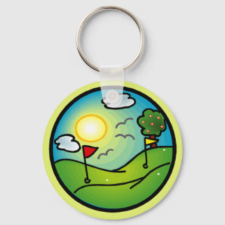 Golf Lover Sleutelhanger