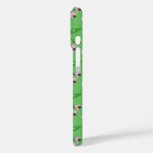 Golf Lover's iPhone Case - Aangepaste Monogram & W (Achterkant / Links)