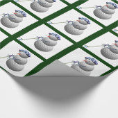 Golf Lovers Kerstmis Cadeaupapier (Hoek)