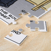 Golf Loving Postman Cartoon Legpuzzel (Zijkant)