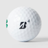 Golf Lucky 4 Leaf Irish Clover Bridgestone balles de go (Logo)