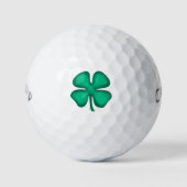 Golf Lucky 4 Leaf Irlandais Clover Warbird balles de go (Devant)