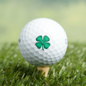 Golf Lucky 4 Leaf Irlandais Clover Warbird balles de go (T-shirt Insitu)