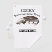 Golf Lucky Serviette de pêche esturgeon (En situation)