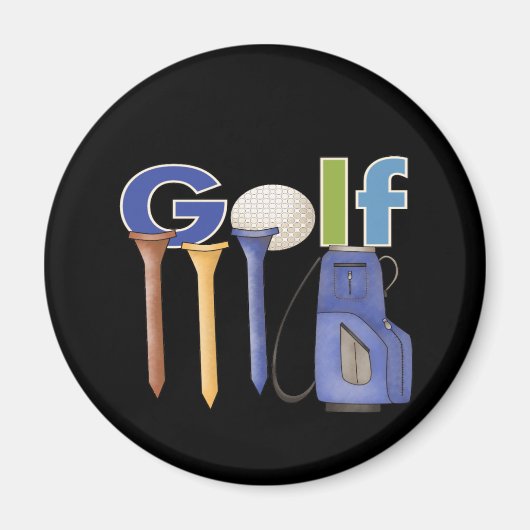 Golf Magneet (Voorkant)