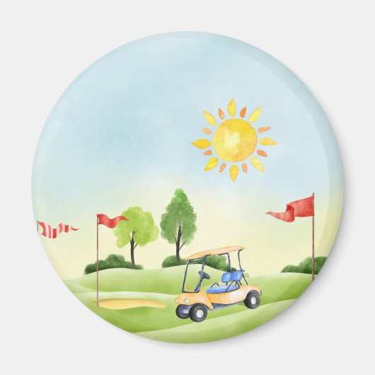 Golf Magnet Magneet (Voorkant)