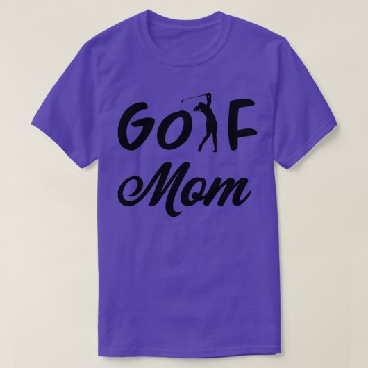 Golf mam design voor moeders t-shirt (Design voorkant)