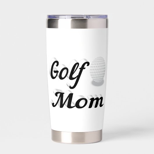 Golf mama geïsoleerde drinkbeker (Voorkant)