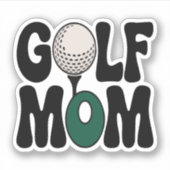 Golf mama sticker (Voorkant)