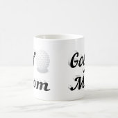 Golf Maman demi-texte Café Mug (Centre)