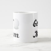 Golf Maman demi-texte Géant Café Mug (Devant)