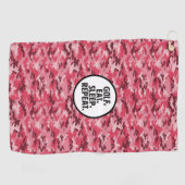 Golf, Manger, Sommeil, Répéter Serviette de golf (Horizontal)