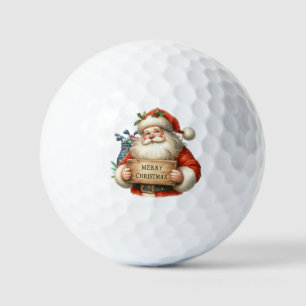 Golf Merry Kerstmis met kerstman Golfballen