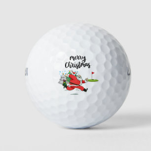 Golf Merry Kerstmis met kerstman Golfballen