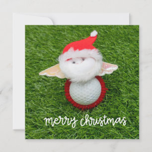 Golf Merry Kerstmis met Santa Claus voor golfer