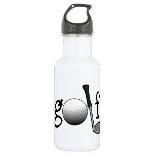 Golf met Club en Ball Waterfles