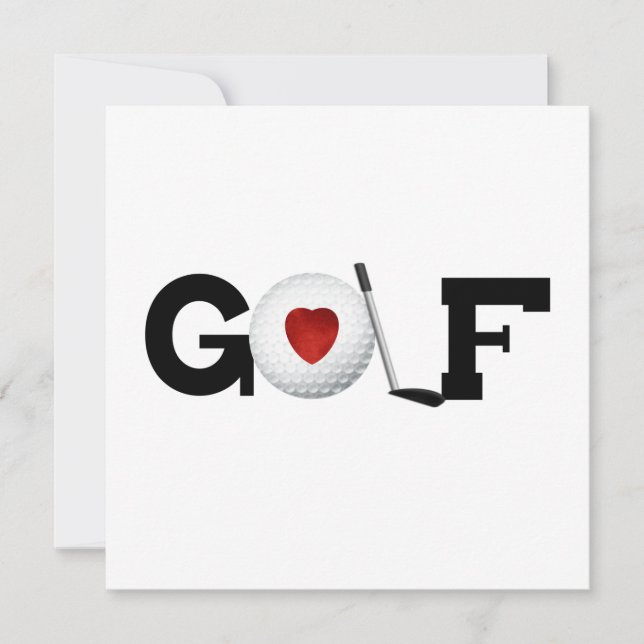 Golf met Golfbal-overhemden en -cadeautjes (Voorkant)
