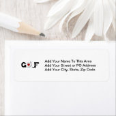 Golf met Golfbal-overhemden en -cadeautjes Etiket (Insitu)