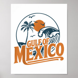 Golf Mexico Shirt Golf van Amerika 2025 Vlag Mex Poster