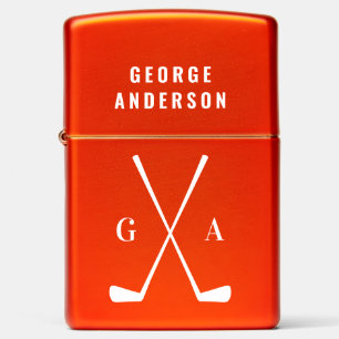 Golf modern typografie initiaal monogram elegant