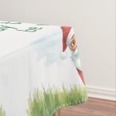 Golf Moge de baan bij u zijn Kerstman Tafelkleed (Voorbeeld)