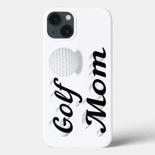 Golf Mom  iPhone Case (Achterkant)