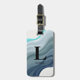 Golf Monogram Bagage Label