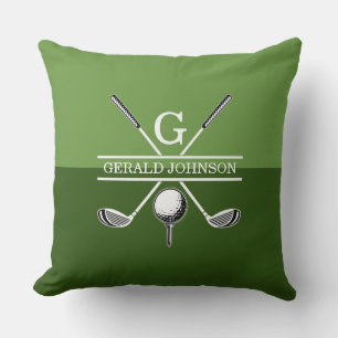 Golf Monogram Design Sierkussen