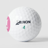Golf Monogramme gras minimal avec nom | Les balles de g (Logo)