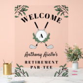 Golf Monogramme Retraite Par-Tee Bienvenue (Mariage)